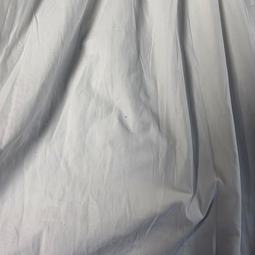Topshop White Smocked Puff Sleeve Maxi Dress Cotton Square Neck NWT Size 4 - Picture 3 of 6